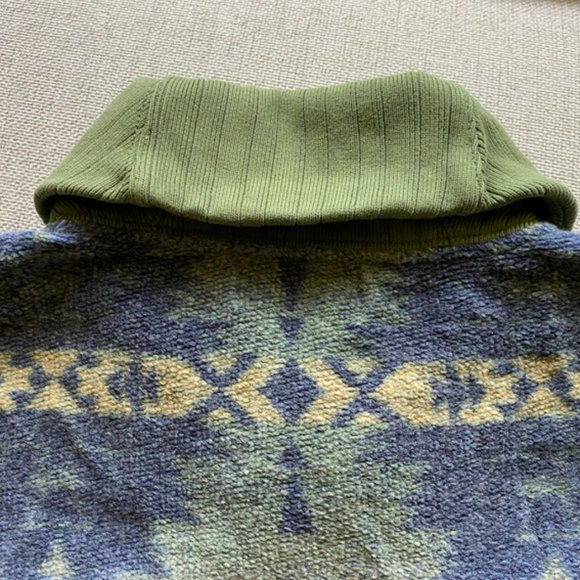 Polo Ralph Lauren Men's Vintage Diamond Beacon Shawl Sweater Size Medium - Picture 9 of 11